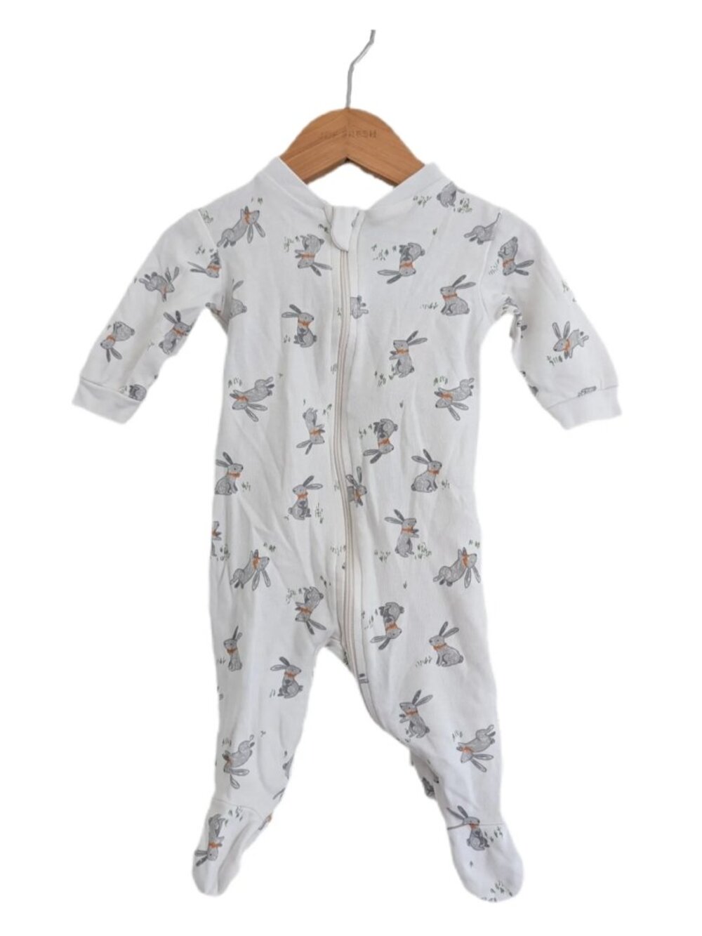 George Bunny Footie Sleeper 0-3m